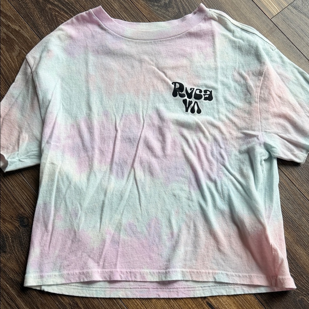 RVCA Pastel Tie-Dye Short Sleeve Tee